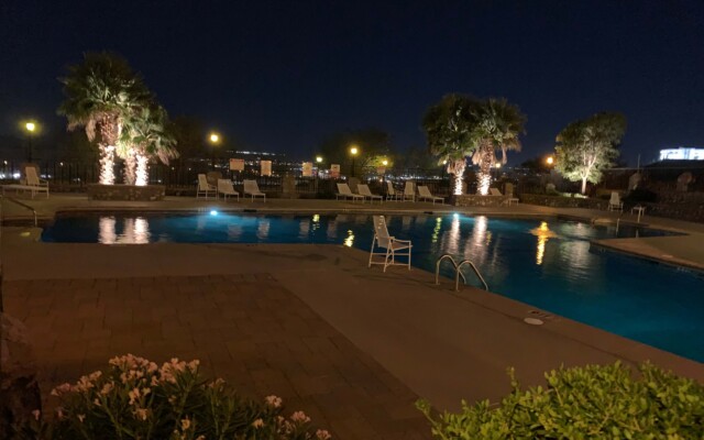 Camelot Corporate pool at night