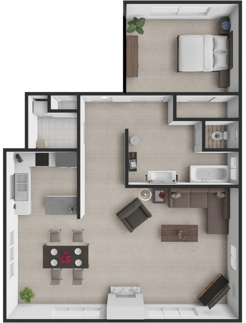 Executive floor plan